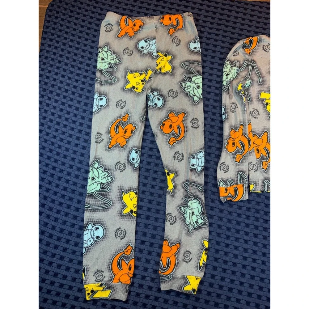 Pokémon Long Sleeve Pajama Set Top & Bottom Size 8 Kids